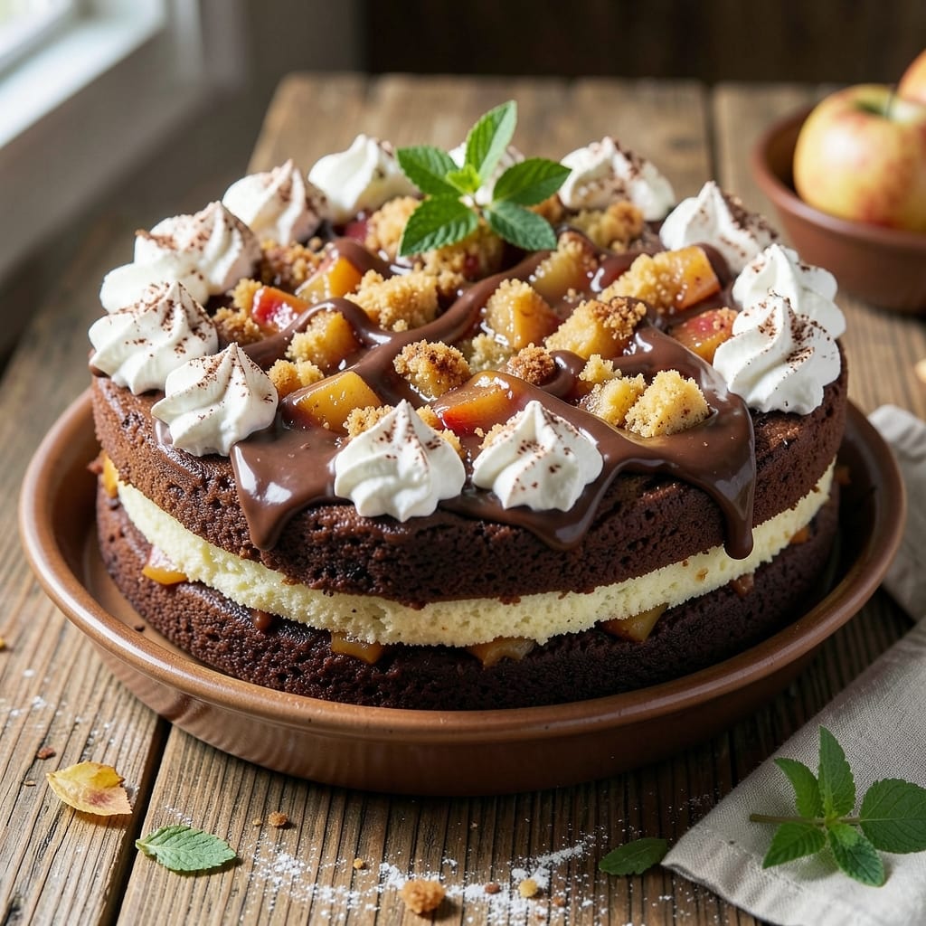 Amish Apple Chocolate Cake Recipe: Warm Spice and Fudgy Layers in One Bite