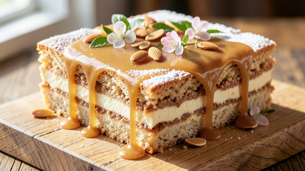 Almond Sheet Cake Recipe: Marion's Kitchen Classic With Nutty Crunch