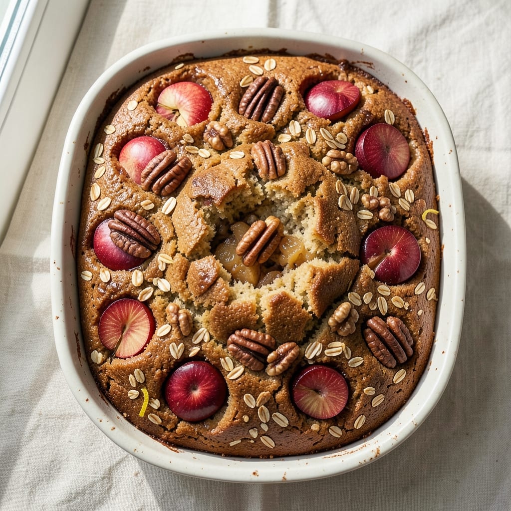 Apple Walnut Loaf Cake Recipe: Buttery Streusel Hugs Spiced Fruit Layers