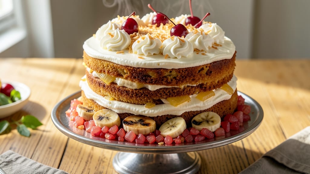 Award Winning Hummingbird Cake Recipe: Pineapple-Banana Streusel That Stands Up to Slices