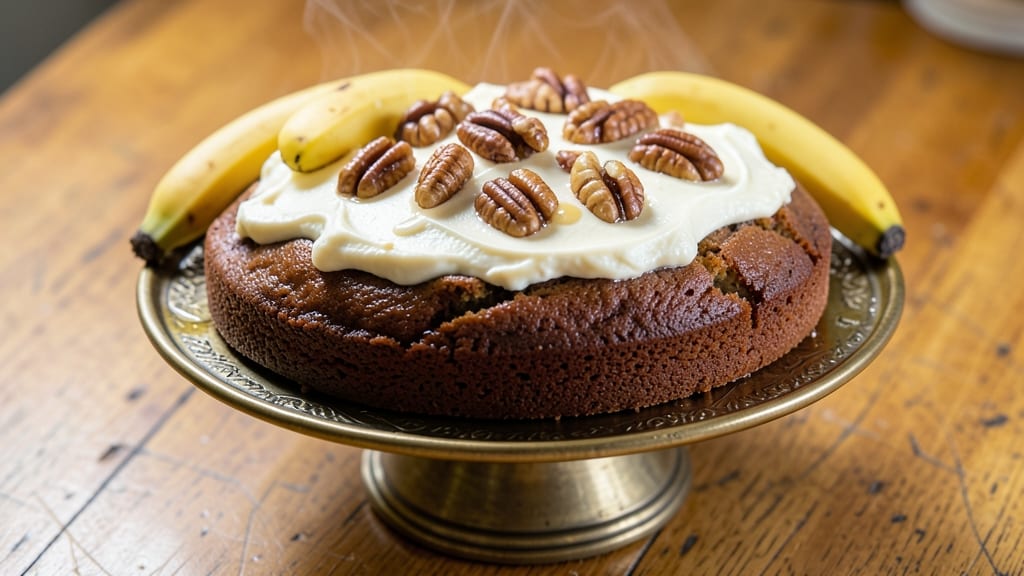 Banana Cake Recipe Measured in Cups: Moist Stacks With Caramelized Banana Swirls