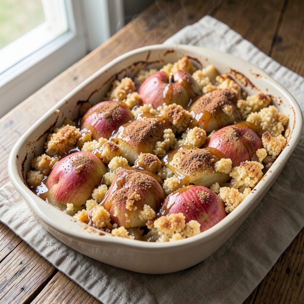 Apple Crisp Recipe With Cake Mix Topping: No-Fuss Streusel Crown Over Warm Apple Filling