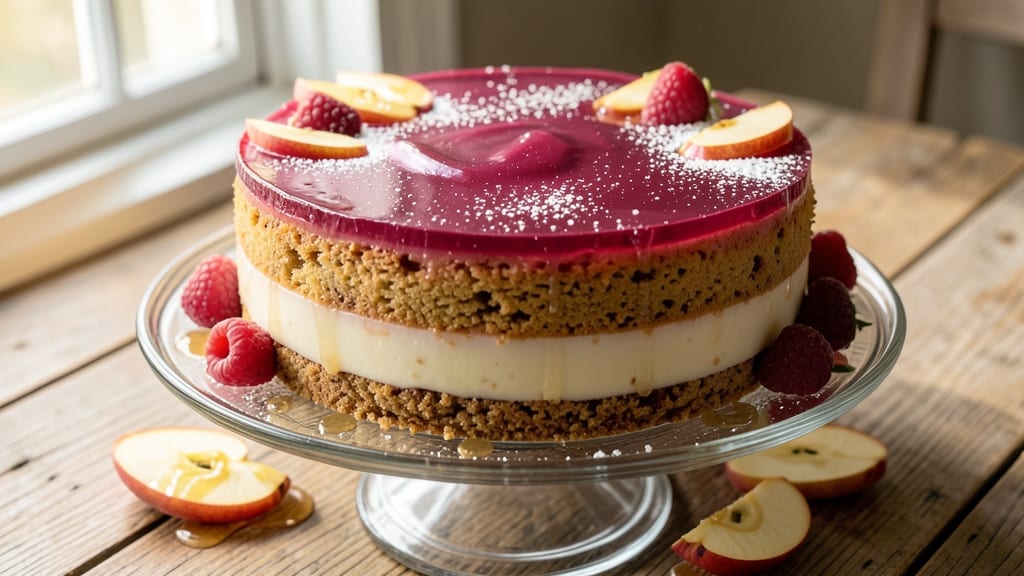 Applesauce and Gelatin Cake Recipe: Wobbly Layers With Hidden Fruit Surprise