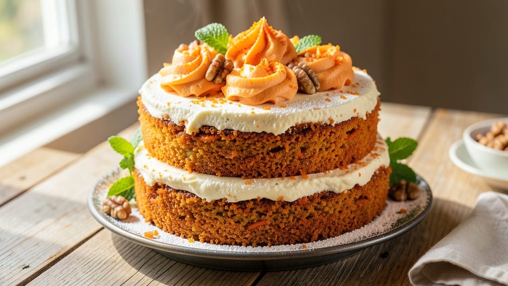 Bake Off Carrot Cake Recipe: Velvet-Layered Spice and Cream Cheese Frosting