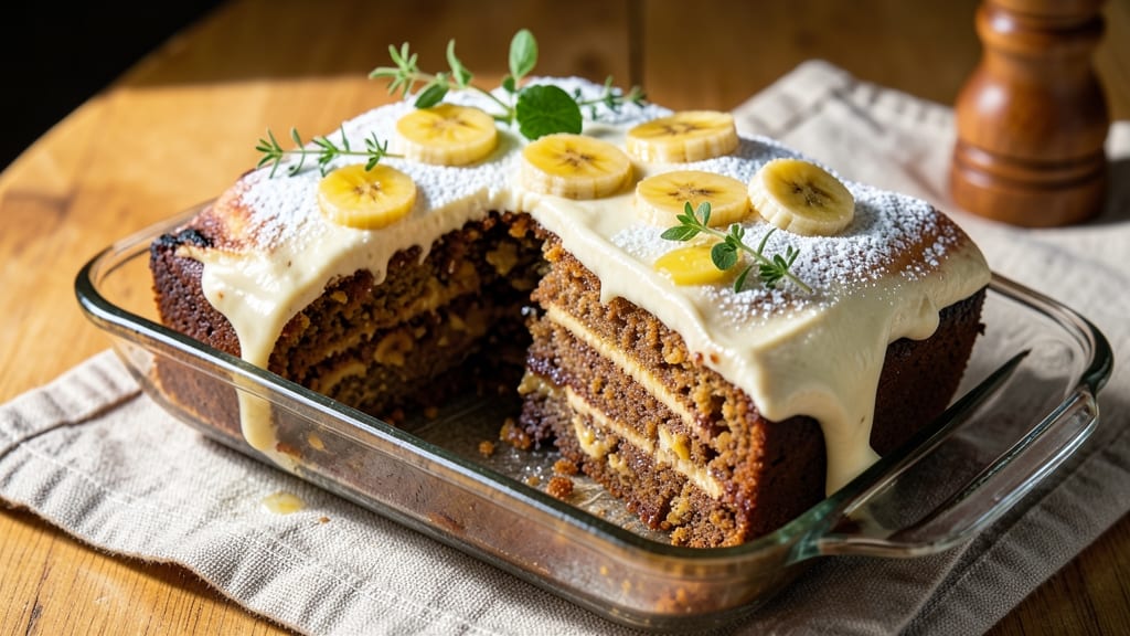 Banana Cake in Microwave Recipe: Single-Serve Warmth in 3 Minutes