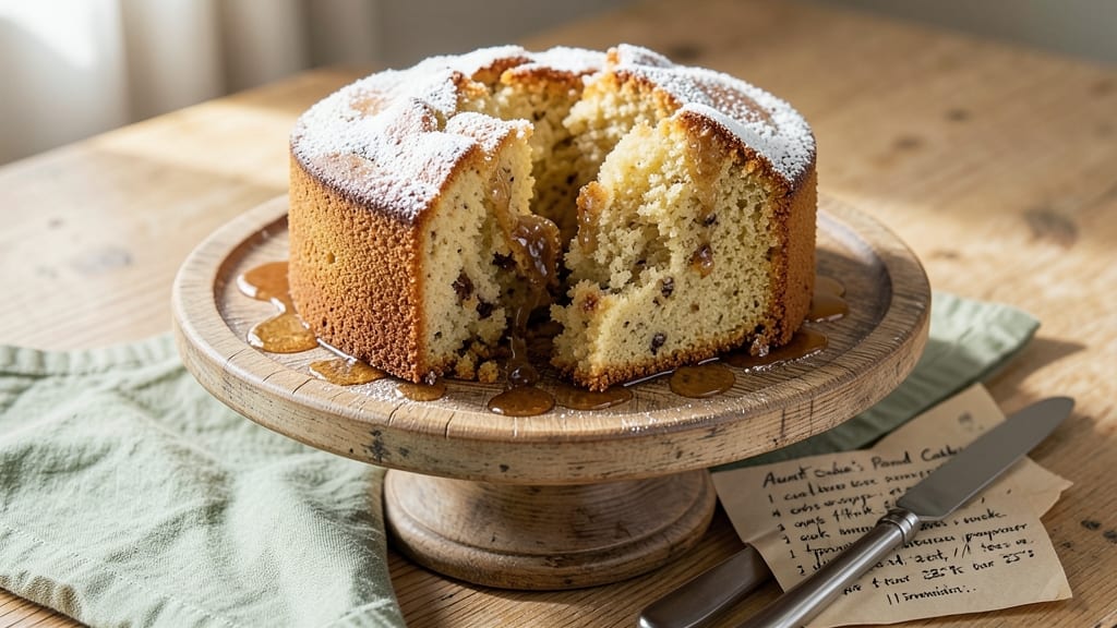 Aunt Sue's Pound Cake Recipe: Vanilla-Infused Moistness With Buttery Streusel Crown