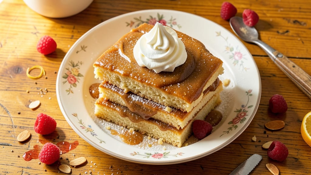Baking Mix Shortcake Recipe: Vanilla Streusel Stacks With Crispy Edges