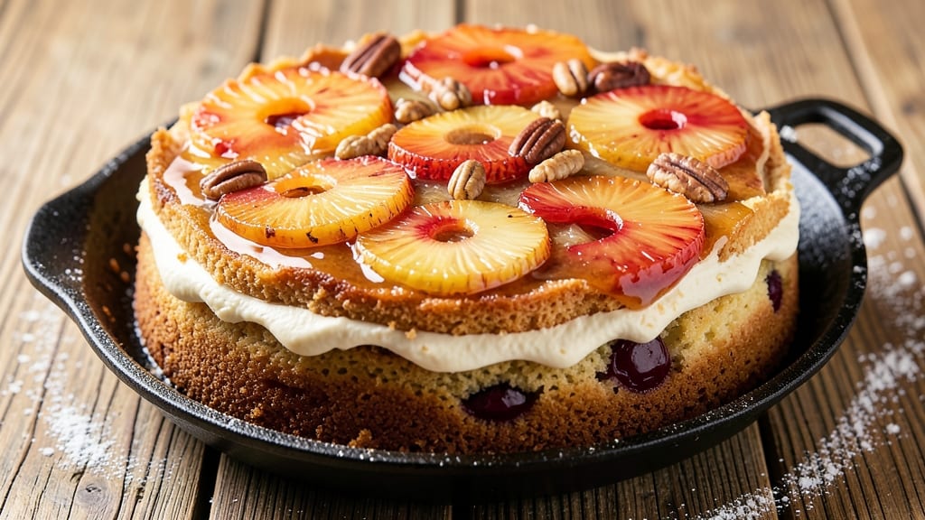 Award-Winning Pineapple Upside-Down Cake Recipe: Caramelized Fruit Crown Over Vanilla Bliss