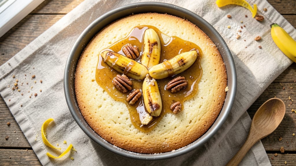 Banana Maple Cake Recipe: Inverted Layers for Perfect Moisture Lock