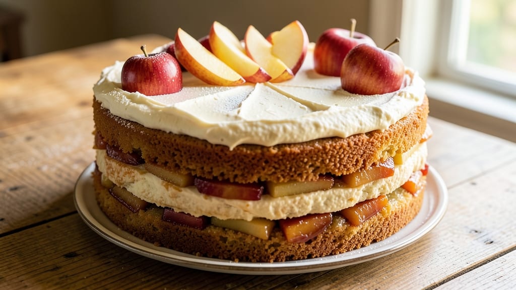 Apple Hill Placerville CA Apple Cake Recipe: Spiced Rum Infusion and Crunchy Nut Topping