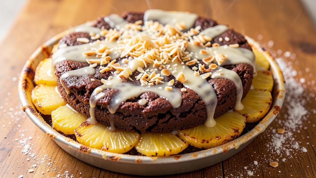 Bahama Breeze Chocolate Pineapple Upside Down Cake Recipe: Tropical Rum Swirls and Caramelized Fruit Crown