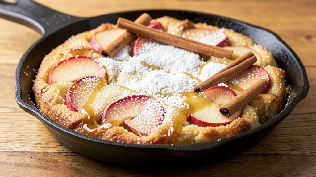 Apple Fritter Skillet Cake Recipe: Caramelized Apple Bites With Crispy Streusel Crown