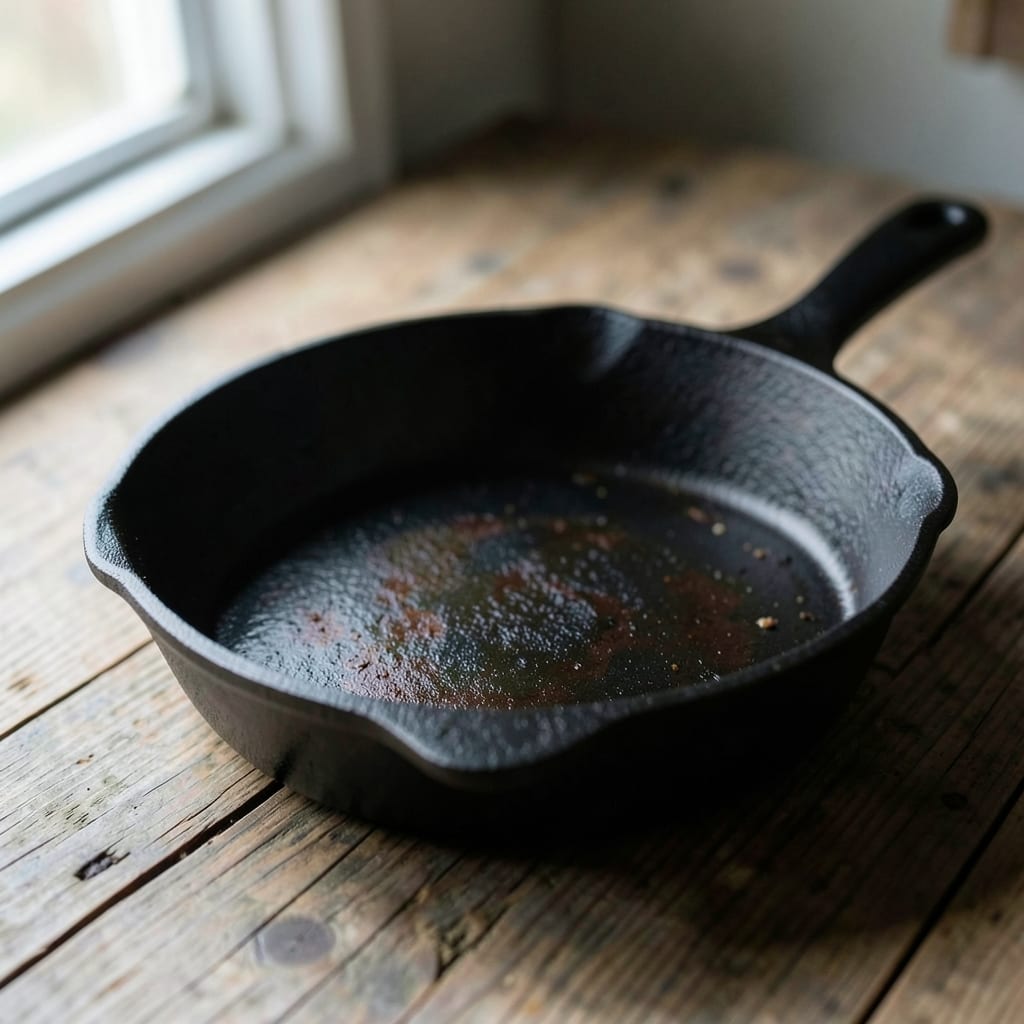 The cast iron skillet