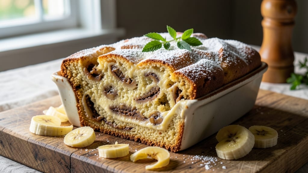 Banana Cake Recipe Made with Yogurt: Moist Layers with Tangy Crisp Topping