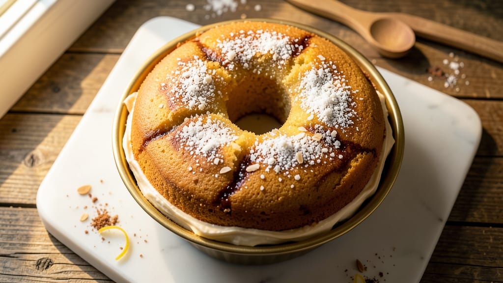 Amaretto Cake Recipe Using Cake Mix: Boozy Layers With Crunchy Topping Magic