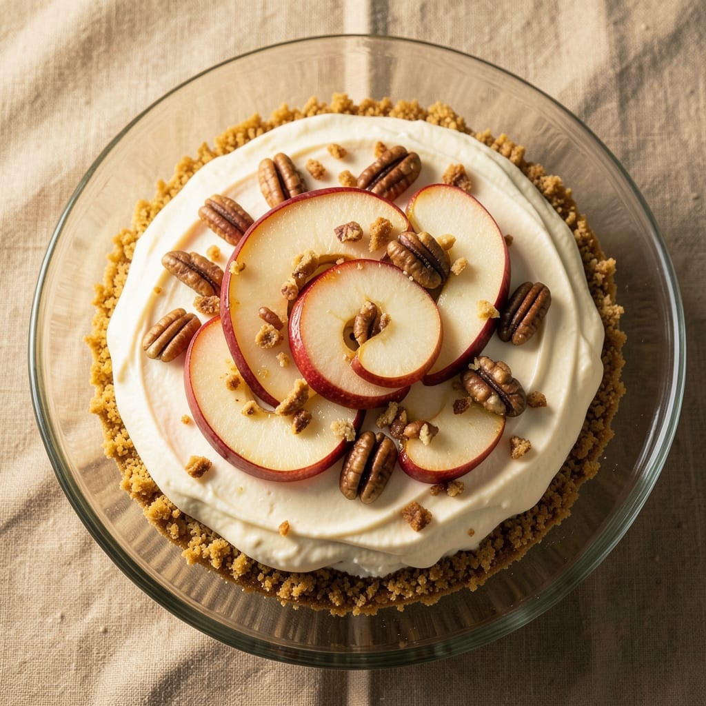 Apple Crunch Cheesecake Recipe: Apple-Pie Crunch With No Crack Crown