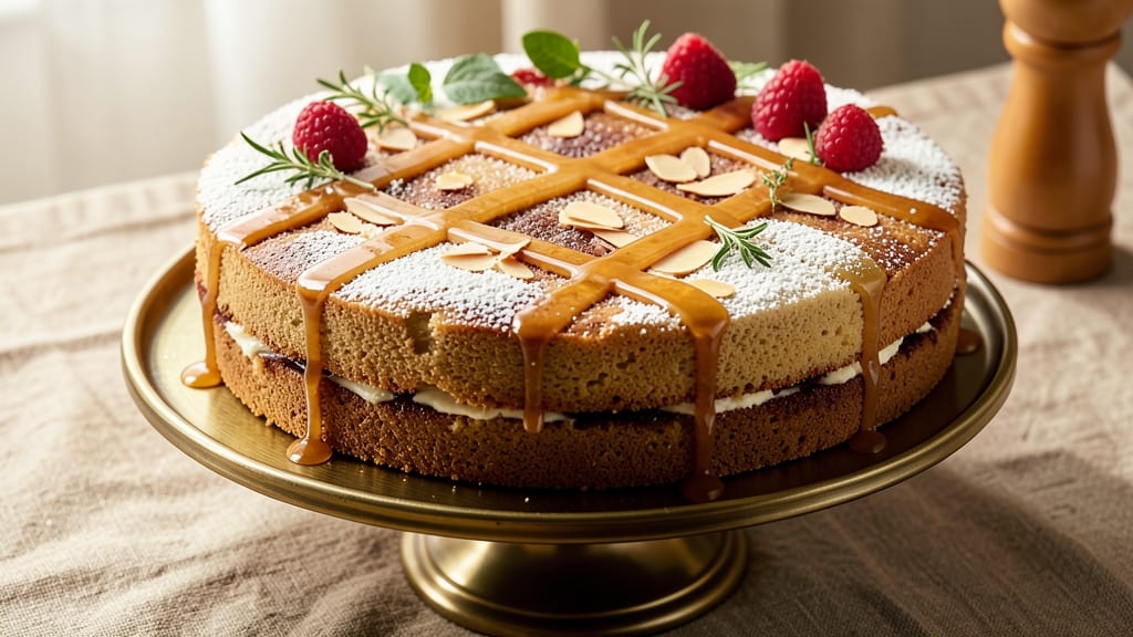 Almond Rum Cake Recipe: Boozy Moistness With Nutty Crunch Top