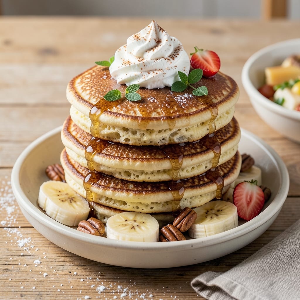 American Banana Pancake Recipe: Ripe Banana Blend for Extra Moist Stacks