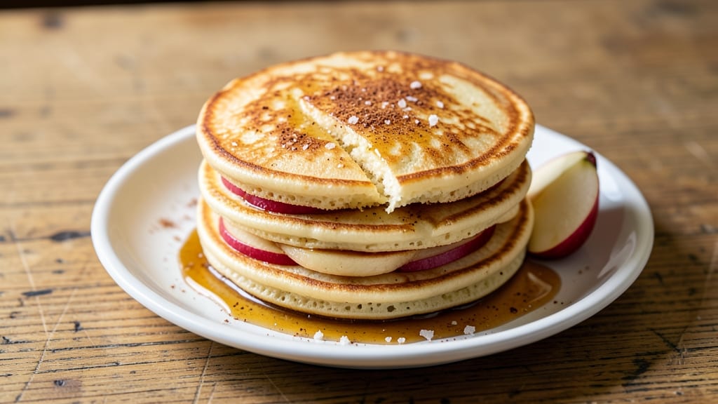 Apple Slice Pancakes Recipe: Warm Spice and Apple Pie Flavor Stacks