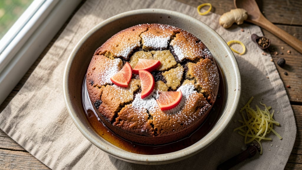 Authentic Jamaican Ginger Cake Recipe: Spiced Rum Infusion and Crunchy Top Layers