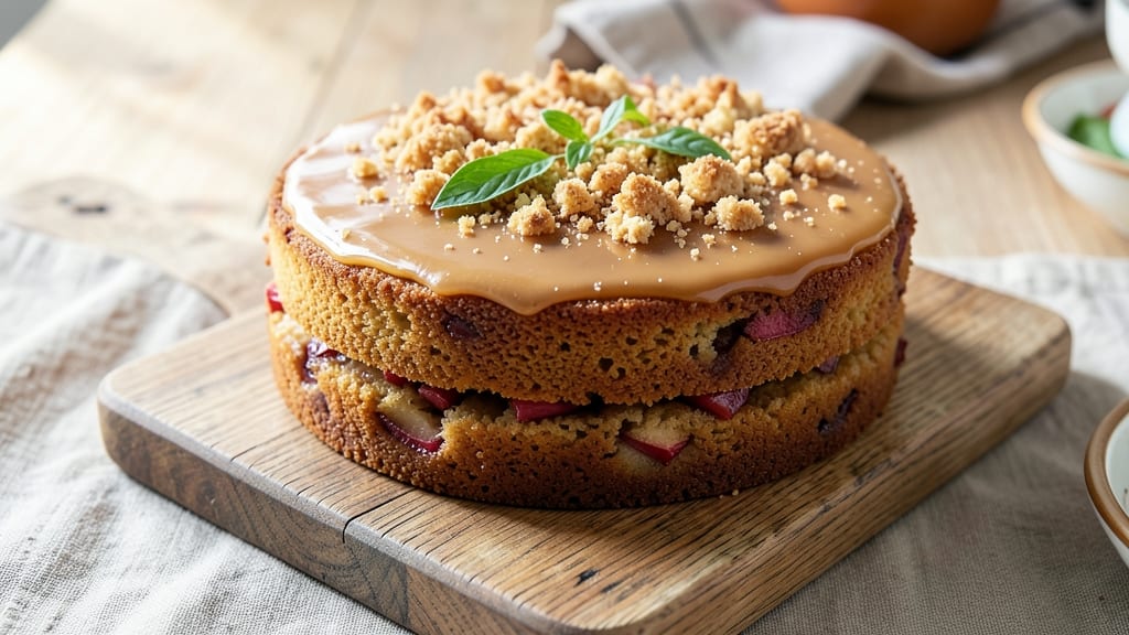Bake Off Apple Cake Recipe: Golden Streusel Crown Over Spiced Apple Layers