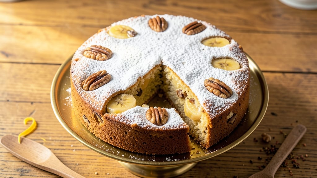 Mary Berry's Banana and Walnut Cake Recipe: Golden Crust Meets Nutty Depth