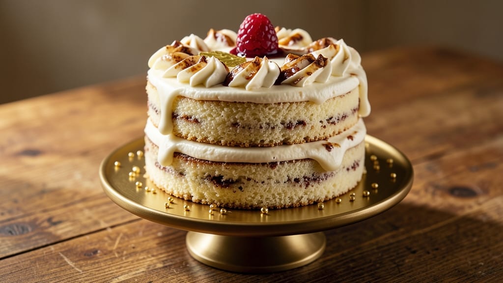 Baileys Vanilla Cake Recipe: Boozy Cream Cheese Frosting Over Ultra-Moist Layers