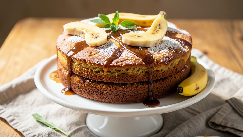 Banana Cake Recipe With Oil And Baking Powder: Light-as-Air Crispness Without a Drop of Butter