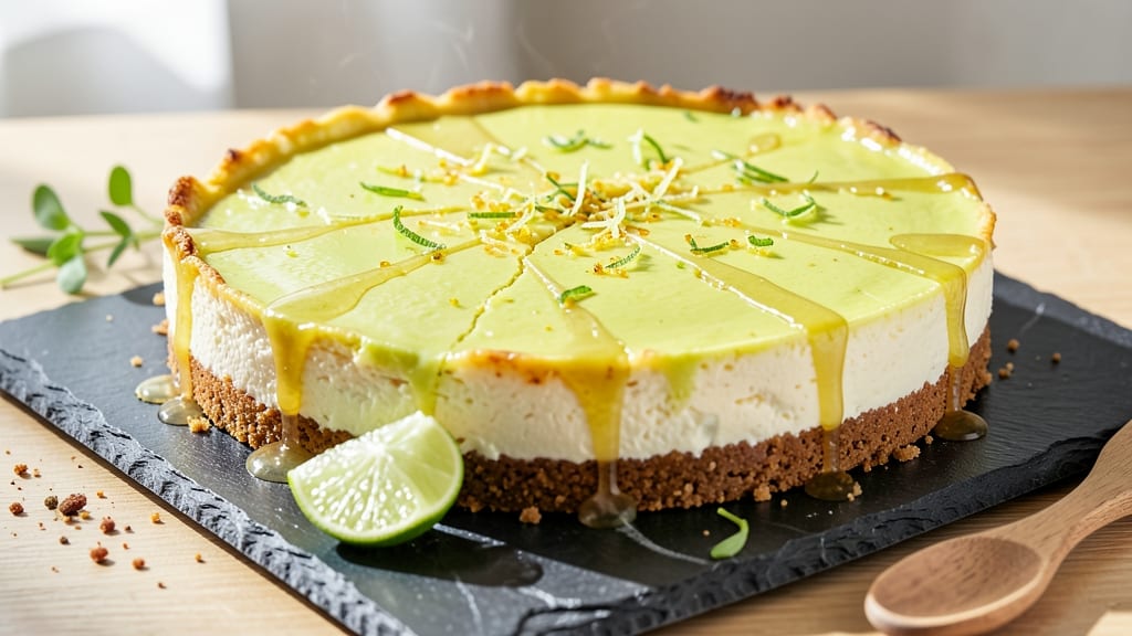 Baked Key Lime Cheesecake Recipe: Zesty Tartness With No Cracking Guarantee