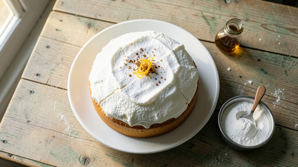 Angel Food Cake With Powdered Sugar Icing Recipe: Light Cloud Meets Dusting Sweetness