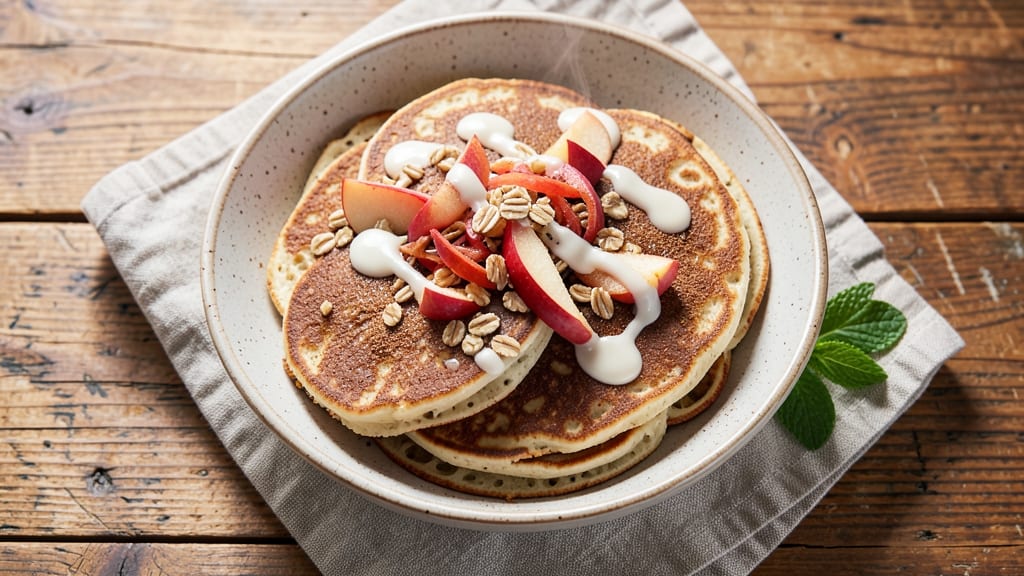 Apple Cinnamon Oatmeal Pancake Recipe: Fluffy Stacks With Warm Spice and Pancake Flavor Twist