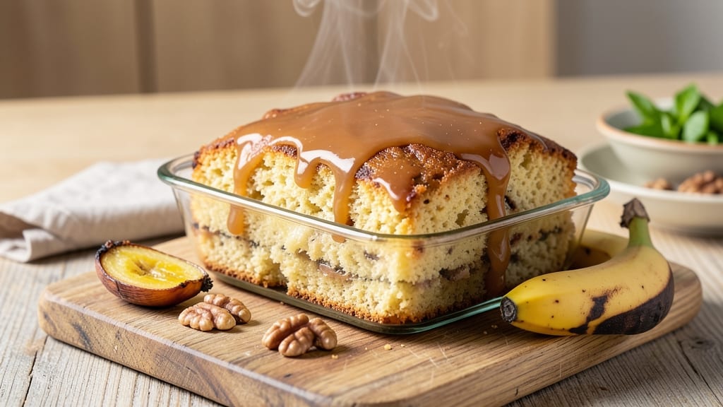 Banana Cake Recipe in Microwave Oven: No-Mix Fudgy Layers in 3 Minutes