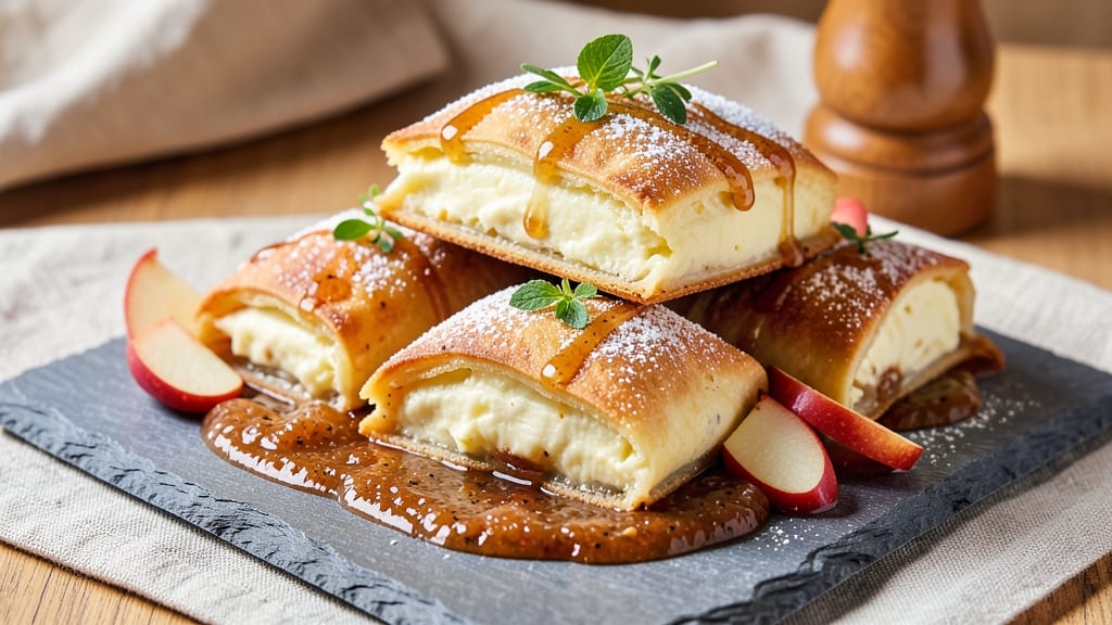 Apple Cheesecake Chimichangas Recipe: Crispy Tortilla Hugs Creamy Filling