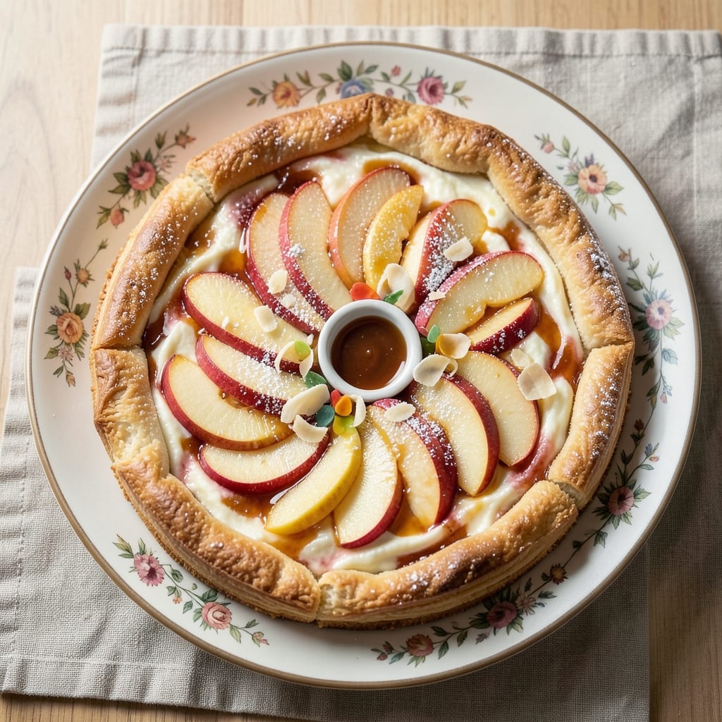 Apple Cheesecake Pastry Recipe: Buttery Crust Hugs Spiced Apple Filling