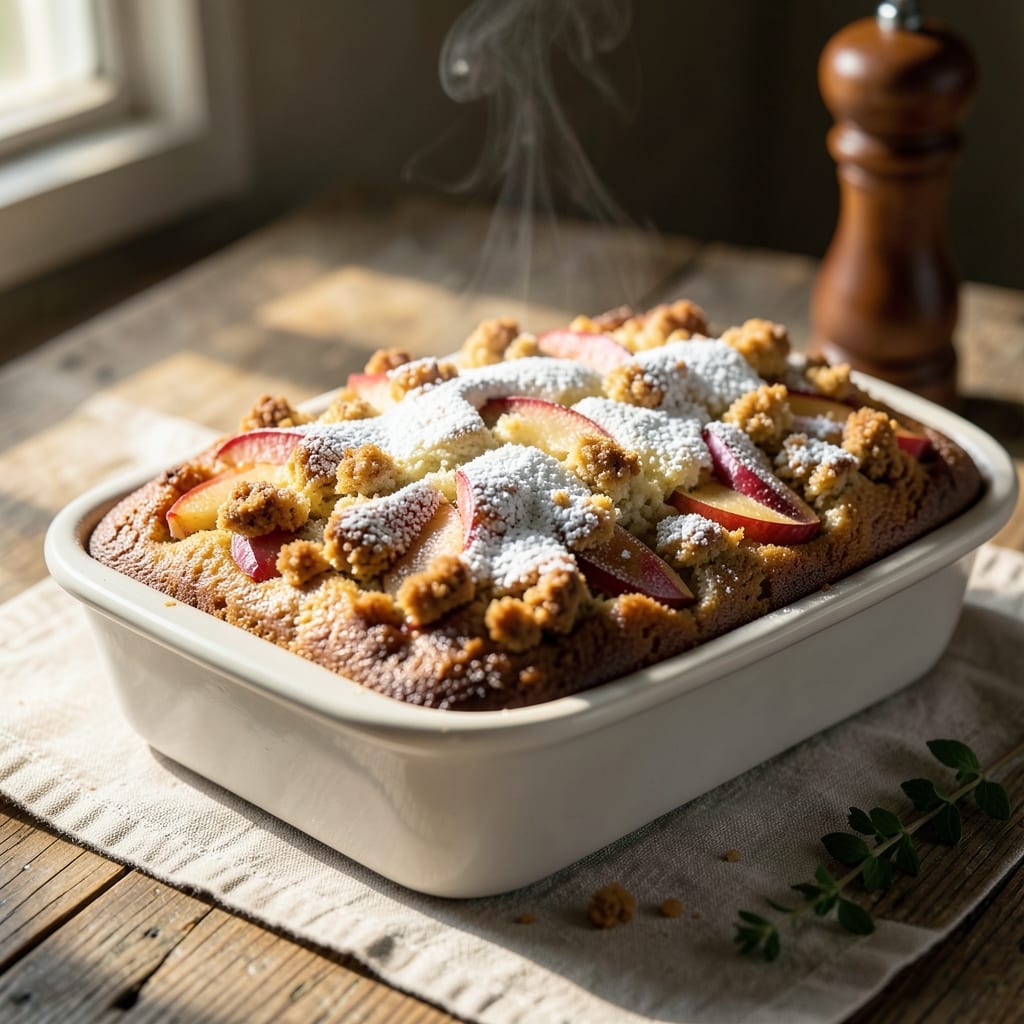 Apple Cinnamon Streusel Coffee Cake Recipe: Warm Spice Streusel Hugs Apple-Laden Layers