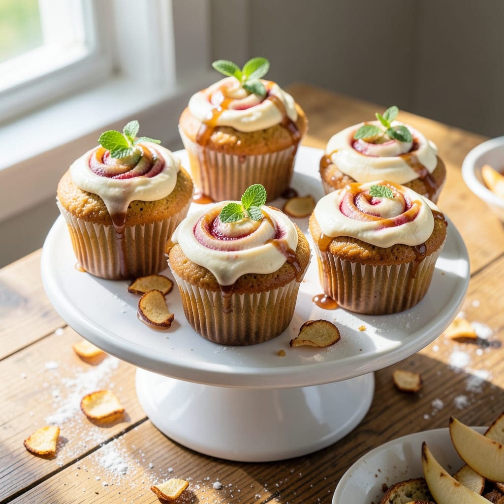 Apple Butter Cupcakes Recipe: Warm Spice Swirls and Buttery Frosting Magic