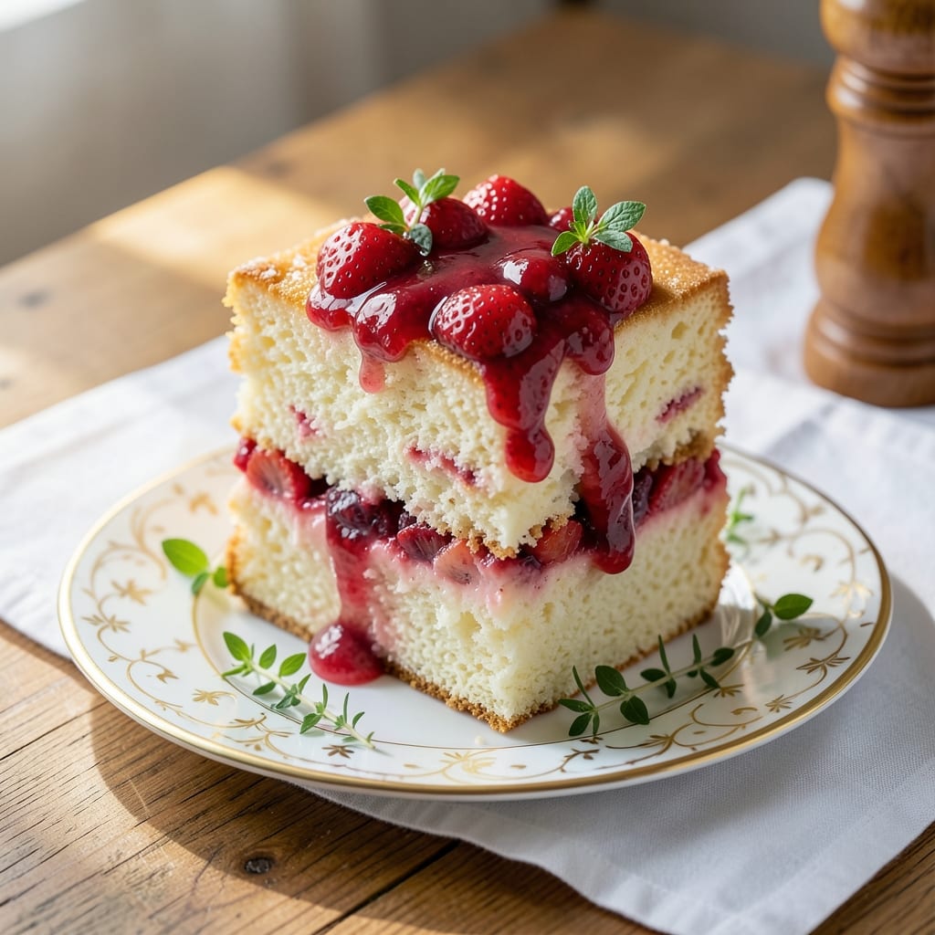 Angel Food Cake and Strawberry Pie Filling Recipe: Light-as-Air Layers Stacked to Perfection