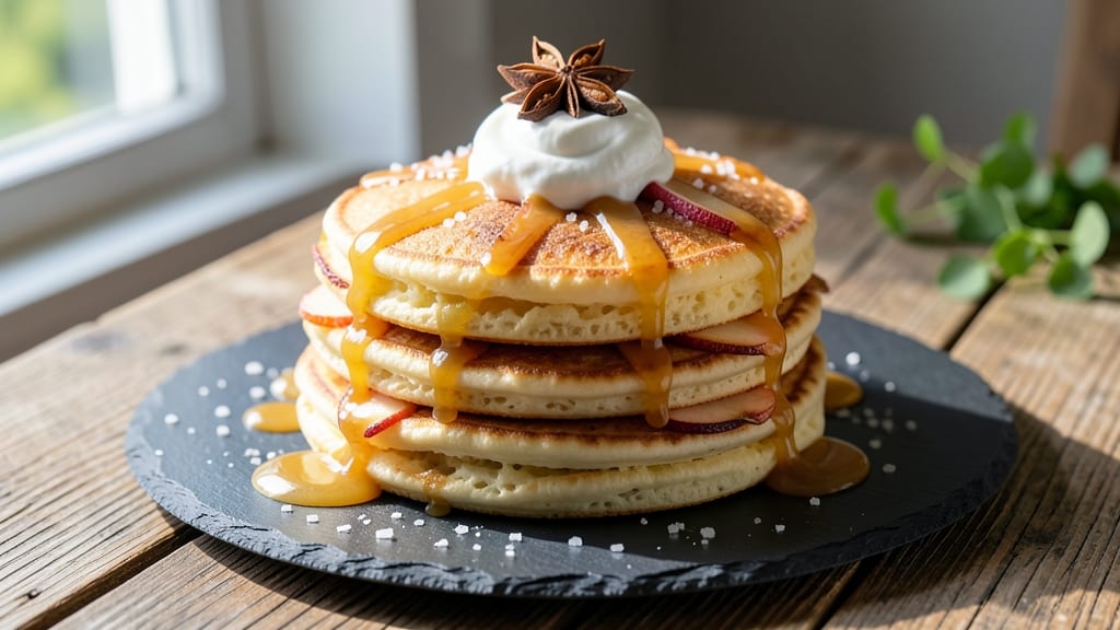 Apple Soufflé Pancakes Recipe: Fluffy Clouds With Caramelized Apple Swirls