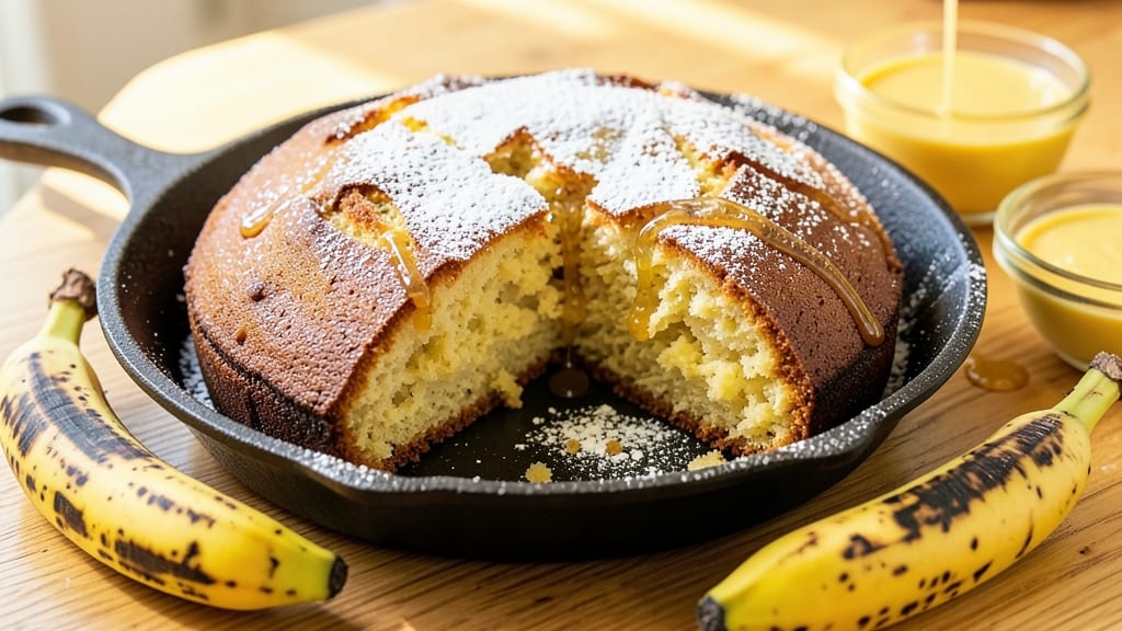 Banana Blender Cake Recipe: Ultra-Moist Layers With Caramelized Banana Swirls