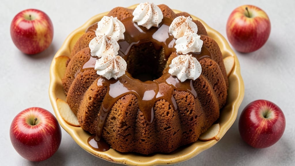 Apple Jack Cake Recipe: Boozy Caramelized Apple Layers With Spiced Rum Streusel
