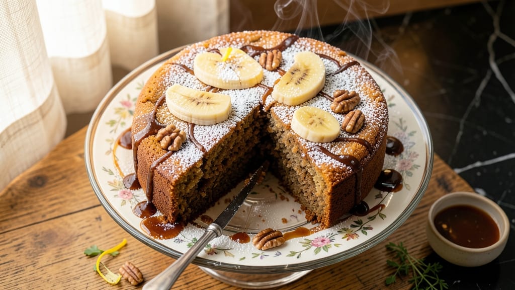 Banana Cake Secret Recipe: The Moisture Lock Trick for Fudgy Layers