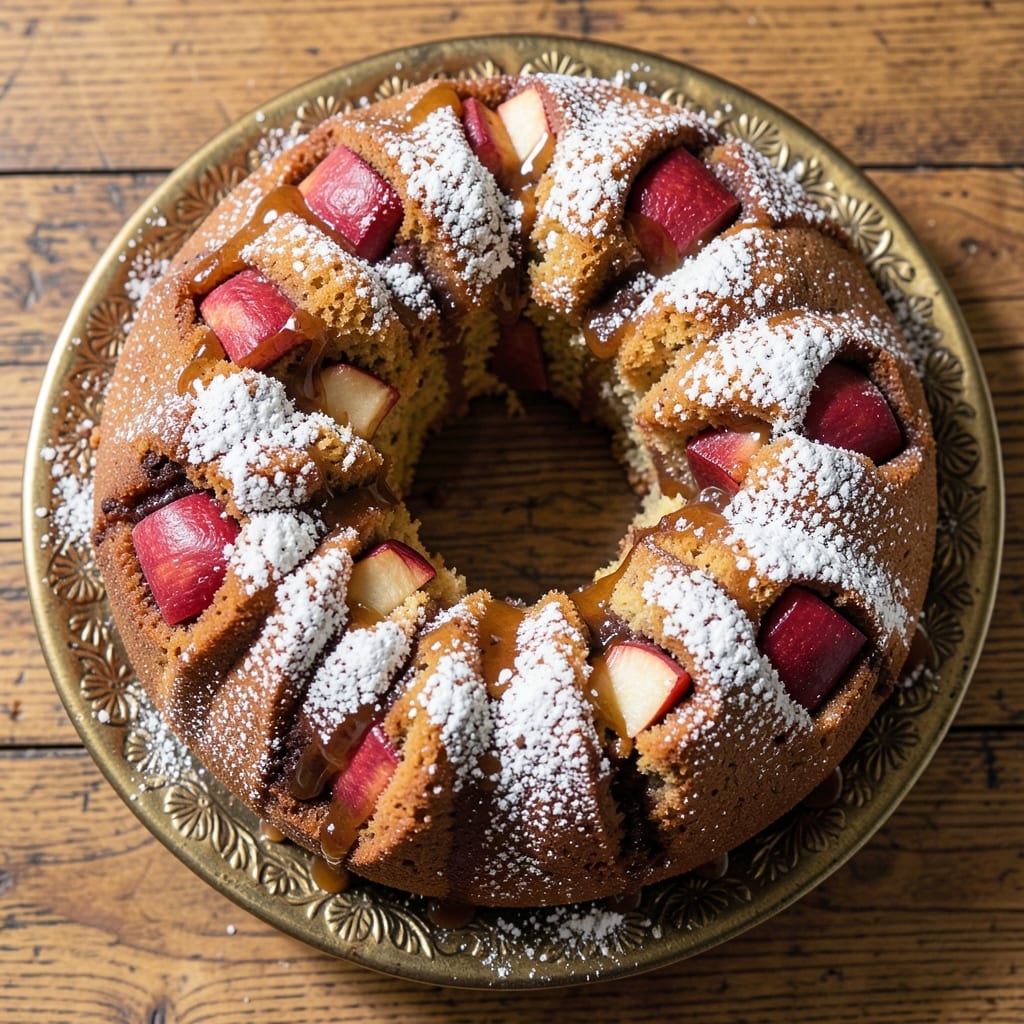 Apple Bundt Coffee Cake Recipe: Rum-Infused Streusel Hugs Moist Apple Layers