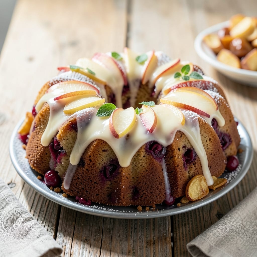 Apple Cranberry Bundt Cake Recipe: Tart-Sweet Balance With Crisp Streusel Shell