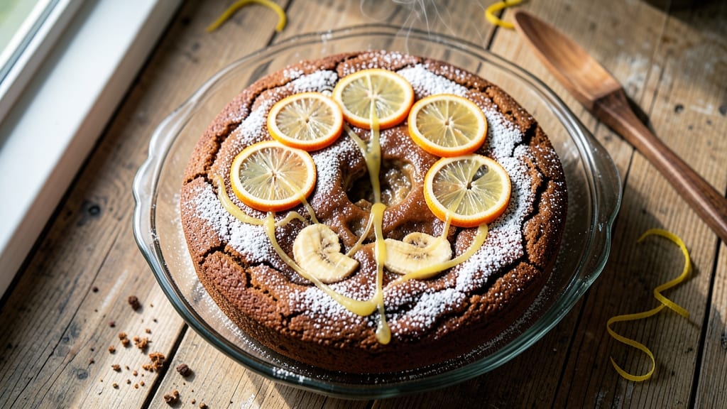 Banana Lemon Cake Recipe: Zesty Twist With Moist Layers and Citrus Zing