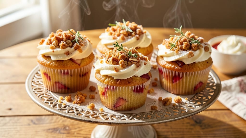 Apple Streusel Cupcakes Recipe: Caramelized Apple Bites With Spiced Crunch Topping