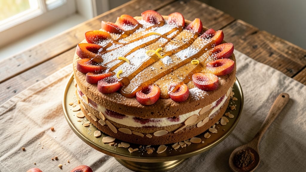 Apricot Nectar Cake Recipe From Scratch: Zesty Citrus Swirls in Fluffy Layers