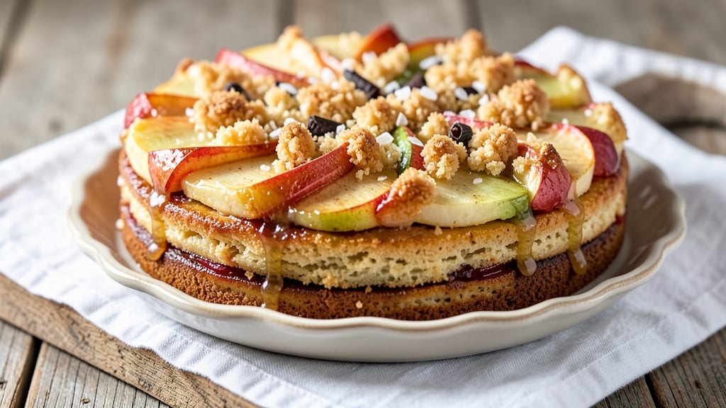 Apple Kuchen Cake Recipe: Bavarian-Style Layers With Caramelized Apple Crunch