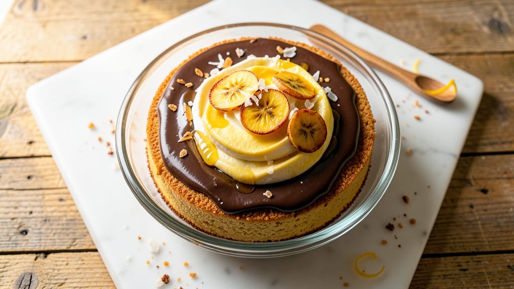 Banana Ice Cream Cake Recipe: Swirled Creaminess With No Bake Magic